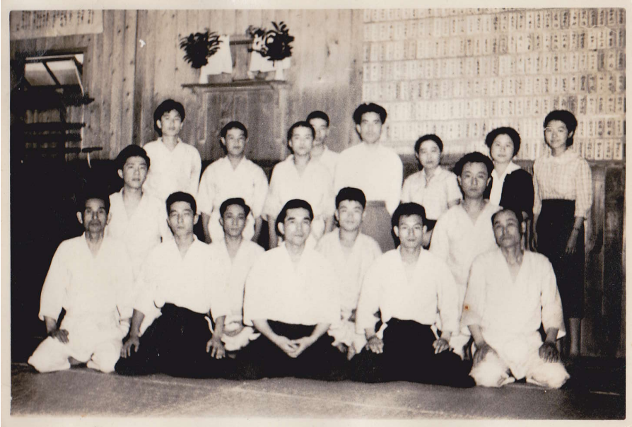 1960（昭和35）初代竹下和秀先輩が万生館に入門し1～2ヶ月が経った頃